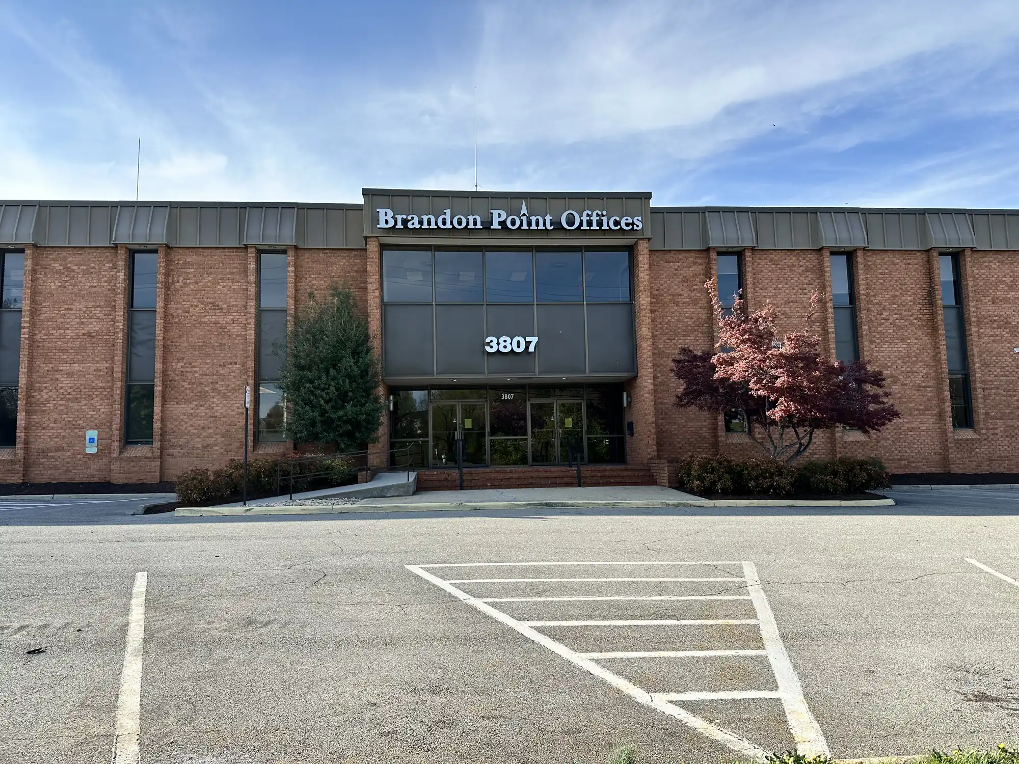 Professional mulch installation on residential property in Roanoke
