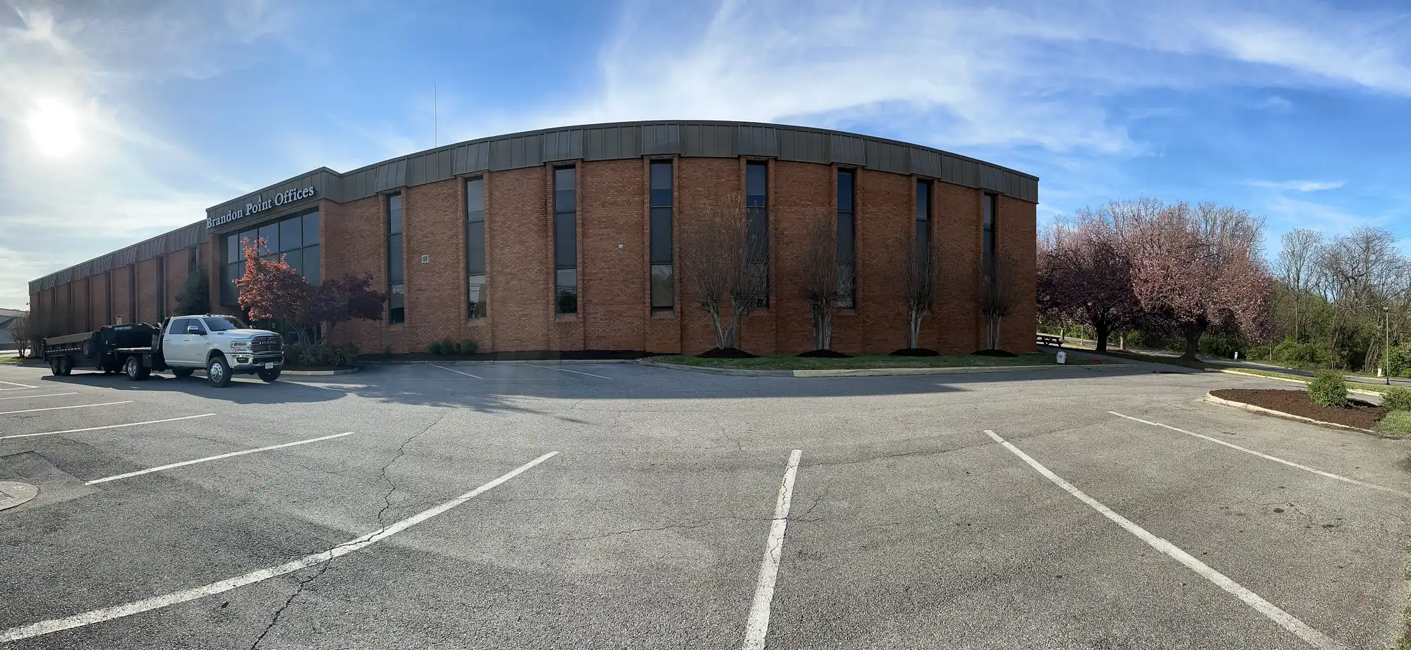 Commercial office landscaping and maintenance in Roanoke